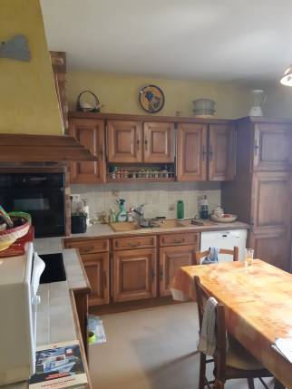 Cuisine avant travaux de rénovation intérieure de maison - Ambérieu-en-Bugey 01500