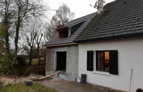 Maçonnerie façade avant