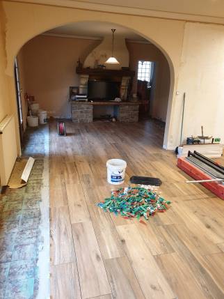 rénovation maison sol