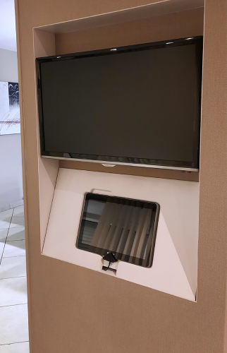 Construction d'une niche murale pour TV et tablette