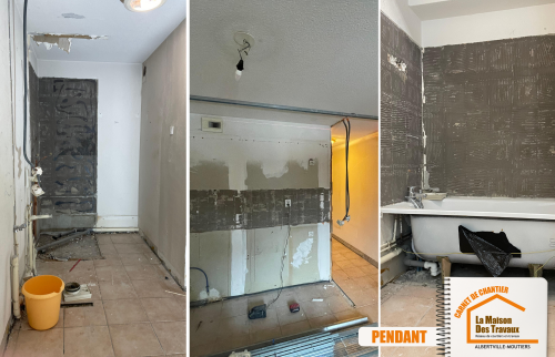 renovation appartement savoie praz-sur-arly travaux artisans carrelage cuisine salle de bain bardage bois