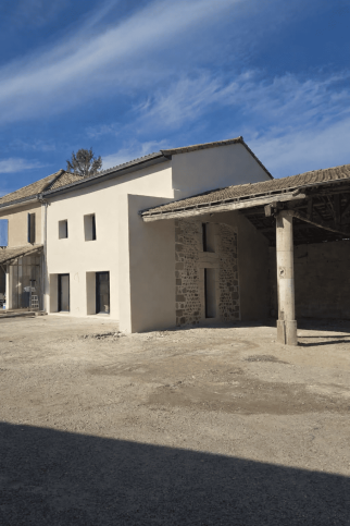 Rénovation de façade sur une maison - Alixan 26300