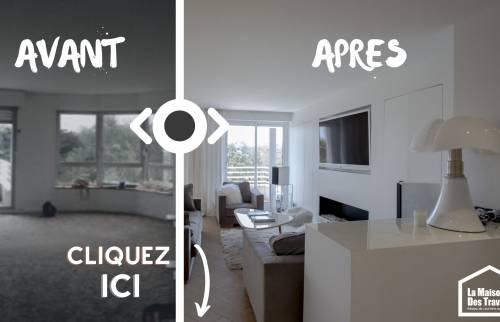 Photos avant et après rénovation de salons