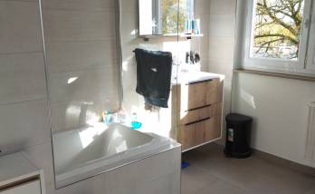 Pose de carrelage salle de bain à Rixheim