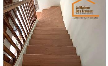 Réfection d'un ancien escalier