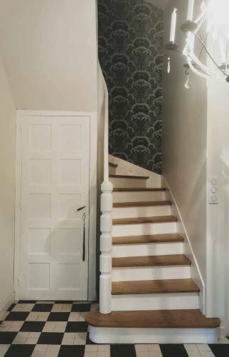 départ de l'escalier