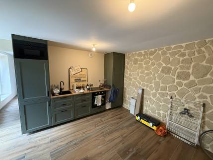 Cuisine ouverte sur la pièce de vie (Brunoy 91800)