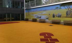 Rénovation d'une cour de récréation à Neuilly