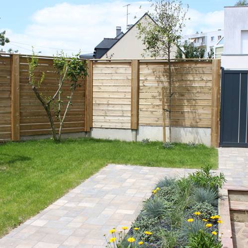 Aménagement d'un jardin à Sucé-sur-Erdre 44240 près de Nantes