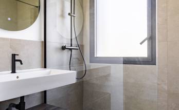 Salle de douche terminée