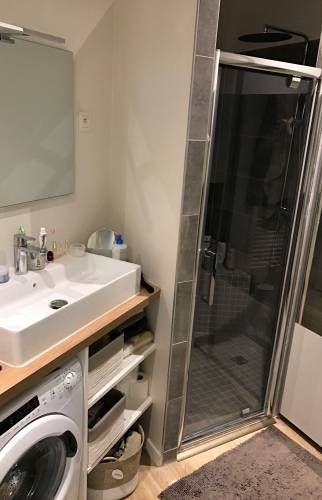 renovation agencement complete studio paris 75017 salle de bain