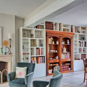 PIÈCE À VIVRE CONTEMPORAINE, AVEC QUELQUES TOUCHES D’ANCIEN - Sabrina Le Cam - La Maison Des Architectes