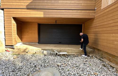 Création d'une dalle de garage à Verrières Le Buisson (91)