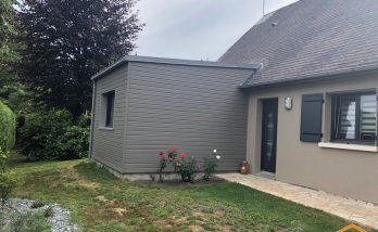 EXTENSION EN OSSATURE A VILLEDIEU LES POELES