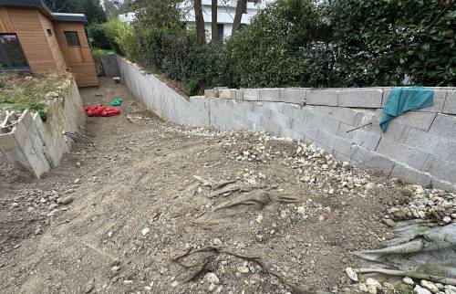 Création d'une dalle de garage à Verrières Le Buisson (91)