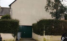 Pose d’une porte de garage à Wimereux : avant