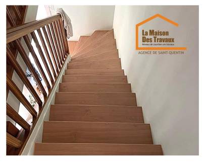 Réfection d'un ancien escalier