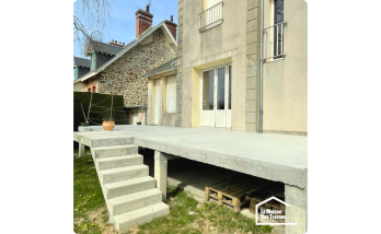 Création d’une terrasse pour profiter des extérieurs - 14400 Mosles