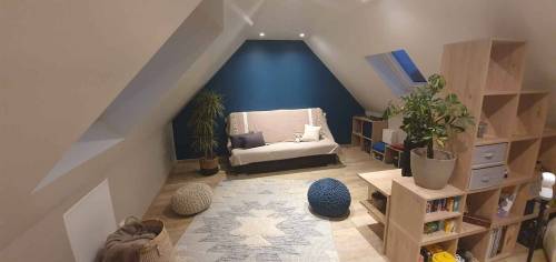 Création d'une chambre dans les combles aménagés - Brie-Comte-Robert 77170