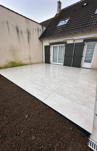 Dalles grès cérame 60 X 120