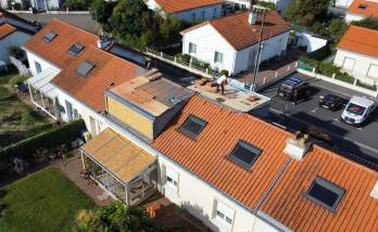 Création de deux lucarnes dans une maison à Rezé - projets en cours