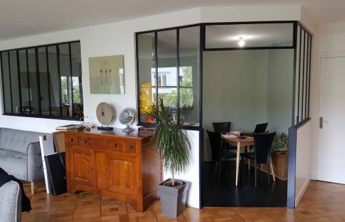 Réalisation d'une Verrière - Création d'une Cuisine - Lyon 7