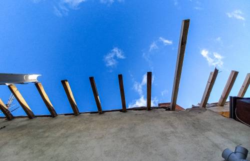 Dépose de la couverture avant réfection