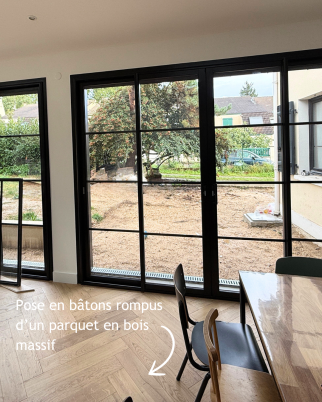 Parquet en bois massif (Crosne 91560)
