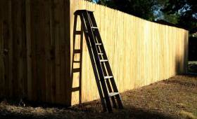 clôture en bois pour jardin