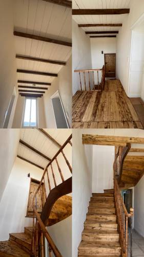 Escalier intérieur après travaux de rénovation - Montauban 82000