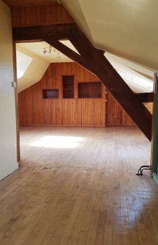 Pendant travaux : Création des cloisons 