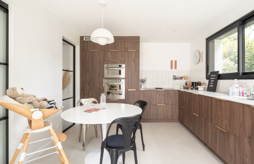 Création d'une extension pour aménager une cuisine à Haute-Goulaine