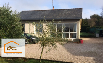 Rénovation à Lure près de Vesoul. Transformation d’une maison avec véranda en cours. Projet mené par La Maison Des Travaux - Agence de Vesoul.