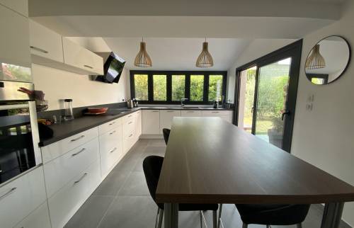 Extension de maison pour augmenter la superficie de cuisine à Igny (91)