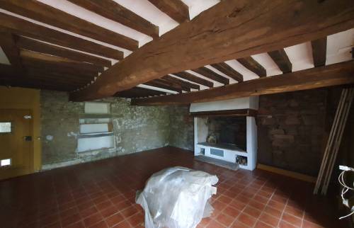 Espace de vie avant aménagement à La Guerche-de-Bretagne