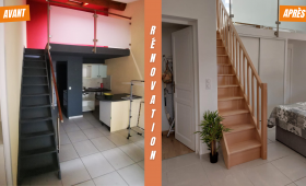 Rénovation d'escalier