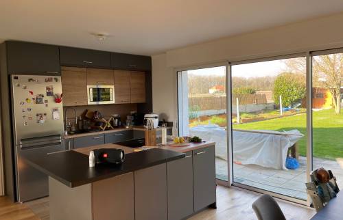 Rénovation et agrandissement d'un salon au Bignon