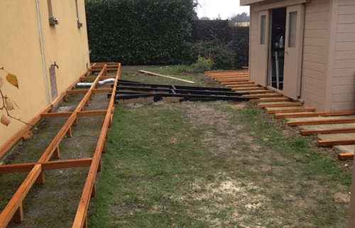 Création d’une terrasse à Pierrevert (04860)