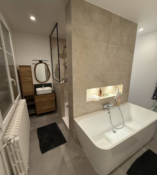 Salle de bain après rénovation (Brunoy 91800)