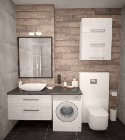 Aménagement d'une salle de bains moderne