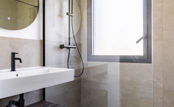 Salle de douche terminée