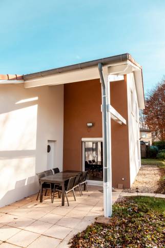 Marcy l'étoile : Ravalement de façade d'une villa située dans l'ouest de Lyon