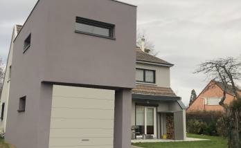 Extension sur deux niveaux à Sausheim