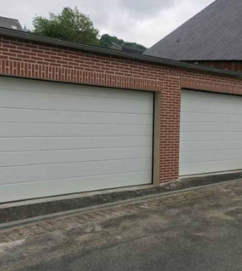 Double garage 50m² en brique de parment - la Maison des Travaux Rouen