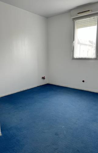 Sol de chambre avant rénovation appartement ancien à Bruz