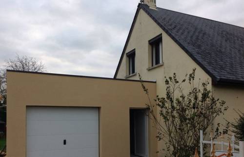 L'extension avec le garage