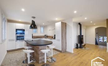 Rénovation complète d'une villa contemporaine sur 2 niveaux, Champagne au Mont D'Or