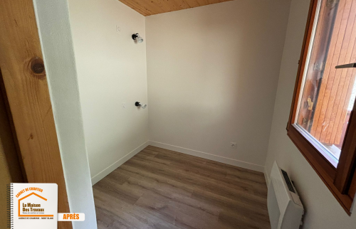 isolation thermique appartement, pose placo Grand-Bornand, installation spots LED, pose parquet stratifié, installation cuisine équipée