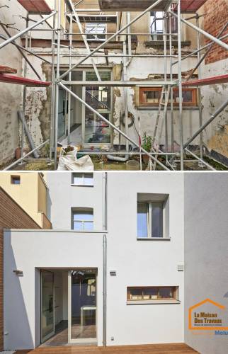 Agrandissement de maison à La Rochette