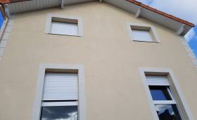 Façade isolée et ravalée - Houdan